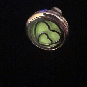 Aromatherapy Essential Oil Cut out double heart pattern Car Diffuser.